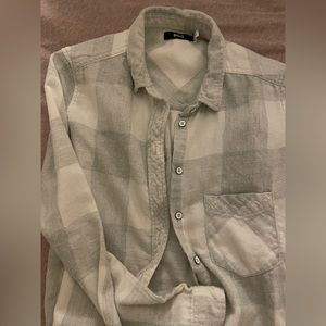 Grey & White comfy flannel